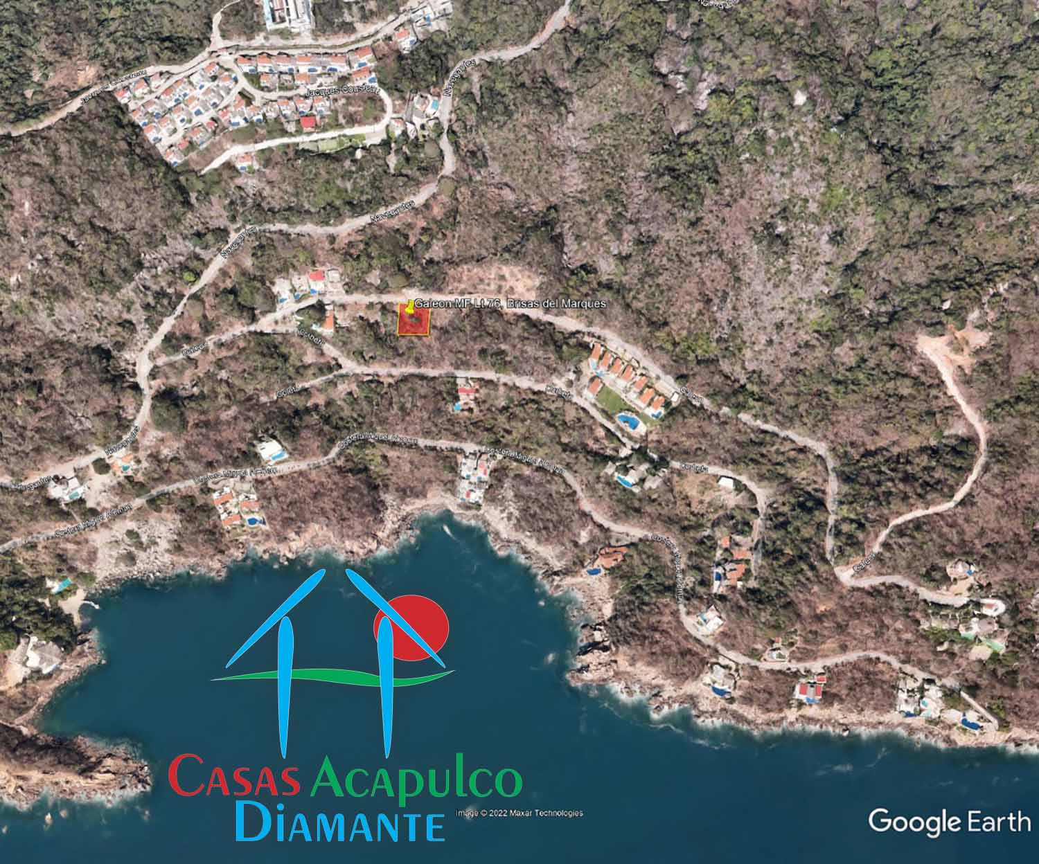 Terreno Brisas del Marqués Manzana F Lote 76 - Ubicación satelital y entorno 8